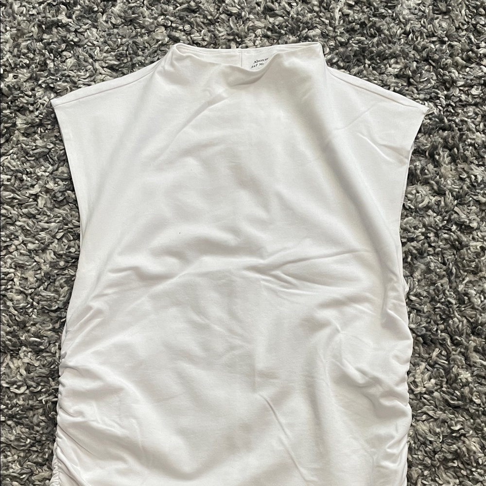 Abercrombie & Fitch White Muscle Tee
